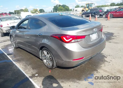 2014 Hyundai Elantra Limited from USA, damaged, VIN 5NPDH4AE5EH482230